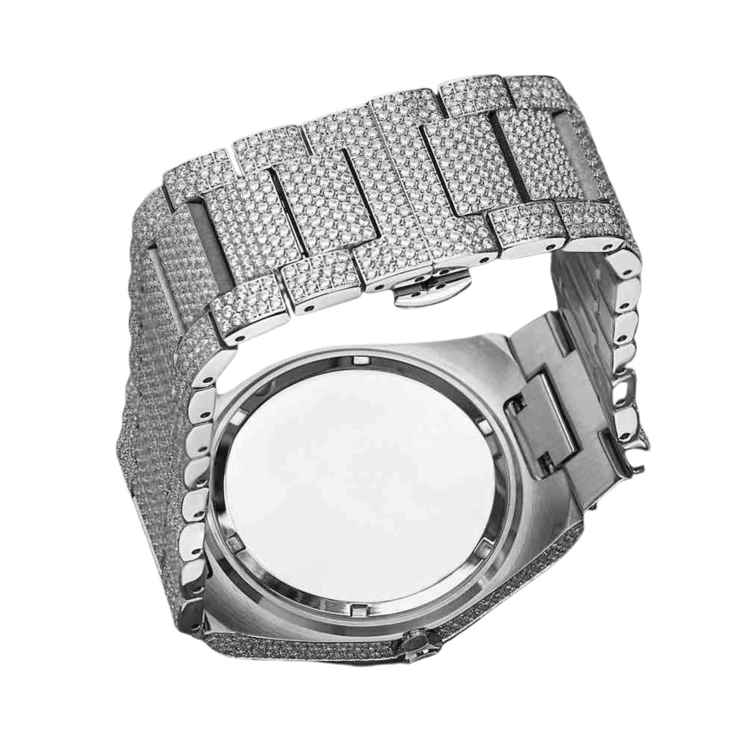 Men's Iced Out Watch | 44MM | 14K White Gold